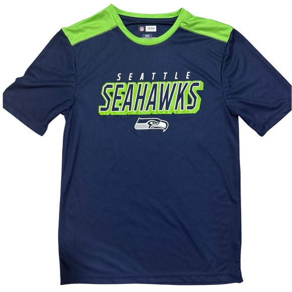 Seattle Seahawks NFL Team Apparel T-Shirt - Men's Medium - Sportswear Top - Picture 1 of 5